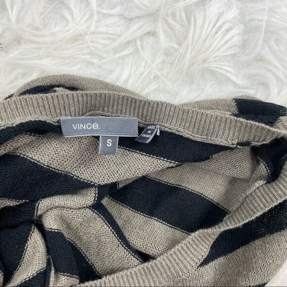 Vince Striped Dolman Cotton Tunic Top - Picture 7 of 8